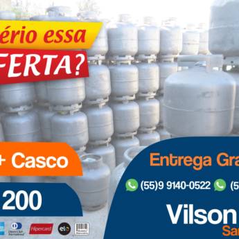 Comprar o produto de Gás + Casco em Gás em Santa Rosa, RS por Solutudo
