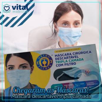 Comprar o produto de Máscara cirúrgica em Bauru em Cuidado da Saúde em Botucatu, SP por Solutudo