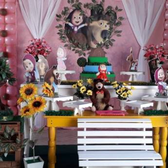 Comprar o produto de Decoração Masha e o Urso em Decoração em Uberlândia, MG por Solutudo