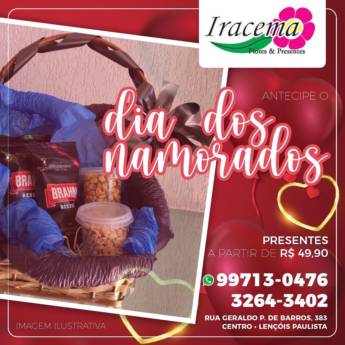 Comprar o produto de Cestas Personalizadas de Dia dos Namorados em Cestas Personalizadas em Lençóis Paulista, SP por Solutudo