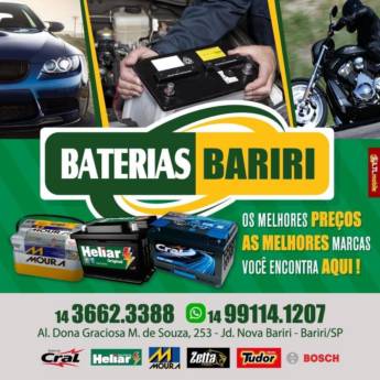 Comprar o produto de Baterias Cral em Baterias em Bariri, SP por Solutudo