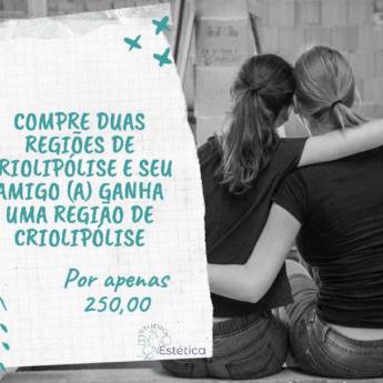 Comprar o produto de Semana do Amigo - Criolipólise em Clínicas de Estética e Beleza em Santos, SP por Solutudo