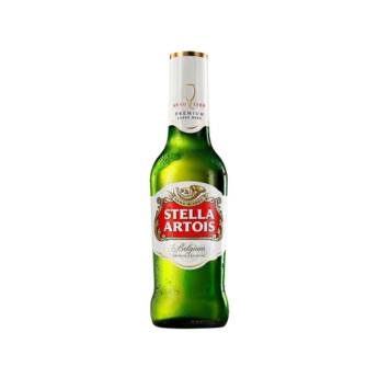 Comprar o produto de Stella Artois 330ml long neck unidade R$ 6,00 - Caixa com 6 R$31,00 em Cervejas em Brasília, DF por Solutudo