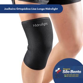 Comprar o produto de Joelheira Ortopédica Lisa Longa Hidrolight em Saúde em Mineiros, GO por Solutudo