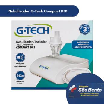 Comprar o produto de Nebulizador G-Tech Compact DC1 em Saúde em Mineiros, GO por Solutudo
