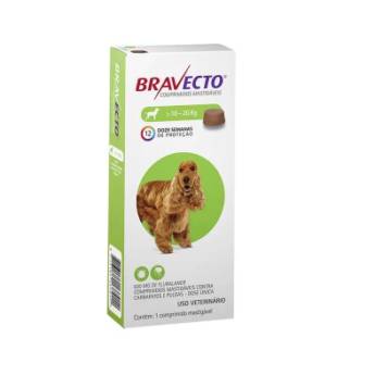 Comprar o produto de Bravecto 500 mg de 10-20 Kg em Farmácias Veterinárias em Bauru, SP por Solutudo
