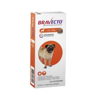 Comprar o produto de Bravecto 250mg 4,5-10 Kg em Farmácias Veterinárias em Bauru, SP por Solutudo