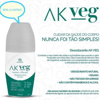Comprar o produto de AK Veg em Cosméticos e Cuidado Pessoal em Joinville, SC por Solutudo