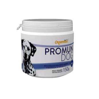 Comprar o produto de Promun Dog Organnact 150 G Suplemento Vitaminico em Farmácias Veterinárias em Bauru, SP por Solutudo