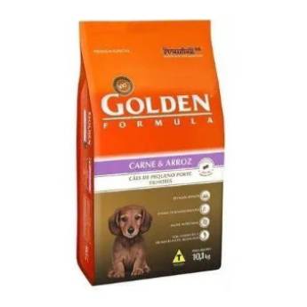 Comprar o produto de Ração Golden Fórmula Cães Filhotes Carne Arroz Mini Bits 10 Kg em Pet Shop em Bauru, SP por Solutudo