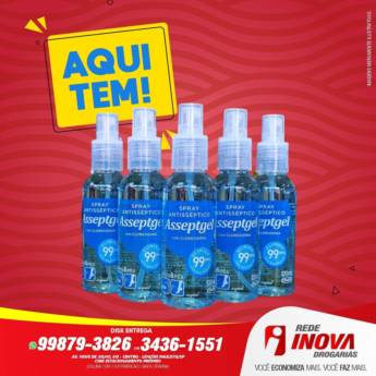 Comprar o produto de Spray Antisséptico Asseptgel em Cosméticos e Cuidado Pessoal em Lençóis Paulista, SP por Solutudo