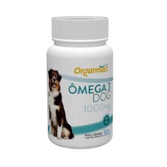 Comprar o produto de Omega3 Dog 1000mg Organnact em Pet Shop em Bauru, SP por Solutudo