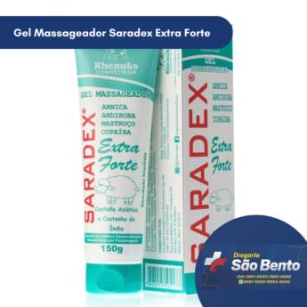 Comprar o produto de Gel Massageador Saradex Extra Forte em Gel Massageador em Mineiros, GO por Solutudo