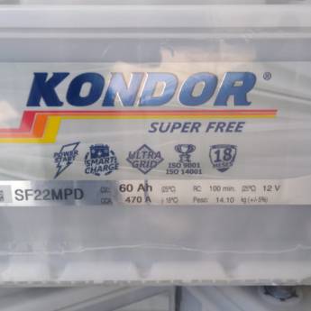 Comprar o produto de Baterias Kondor em Baterias em Poá, SP por Solutudo