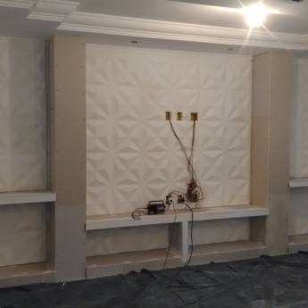 Comprar o produto de Home em Drywall Revestido com Placas de Gesso Decorativo em Gesso em São Paulo, SP por Solutudo Comprar o produto de Home em Drywall Revestido com Placas de Gesso Decorativo em Gesso em São Paulo, SP por Solutudo