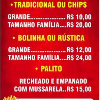 Comprar o produto de Batatas fritas em Lanches - Lanchonetes em Santa Cruz do Rio Pardo, SP por Solutudo