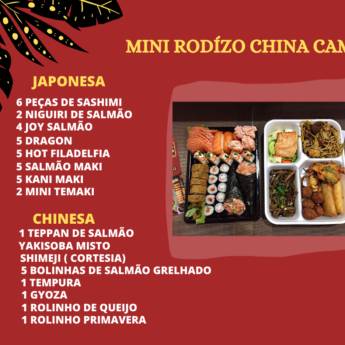 Comprar o produto de Mini Rodízio em Restaurantes Japoneses em Lençóis Paulista, SP por Solutudo