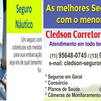 Comprar o produto de SEGURO NÁUTICO em Corretoras de Seguros em Praia Grande, SP por Solutudo