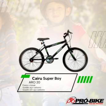 Comprar o produto de Cairu Super Boy - Aro 20 em Bicicletas em Dourados, MS por Solutudo