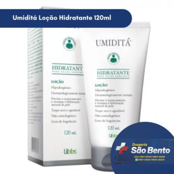 Comprar o produto de Umiditá Loção Hidratante 120ml em Hidratantes em Mineiros, GO por Solutudo