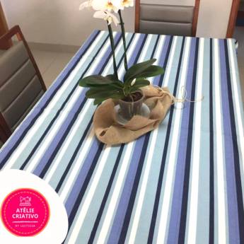 Comprar o produto de Toalha de mesa em Toalhas de Mesa pela empresa Lectícia de Santanna Darelli Leão - Pano de prato e Jogo Americano em Mineiros, GO por Solutudo