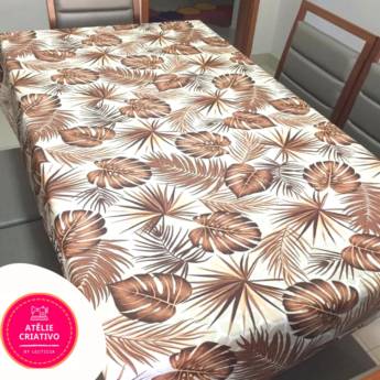 Comprar o produto de Toalha de Mesa  em Toalhas de Mesa pela empresa Lectícia de Santanna Darelli Leão - Pano de prato e Jogo Americano em Mineiros, GO por Solutudo