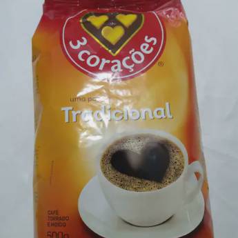 Comprar o produto de Café tradicional 3 corações 500g em Alimentos em Mogi das Cruzes, SP por Solutudo