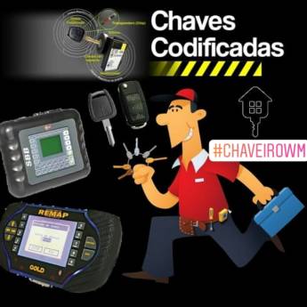 Comprar o produto de Chaves codificadas em Chaveiros em Joinville, SC por Solutudo