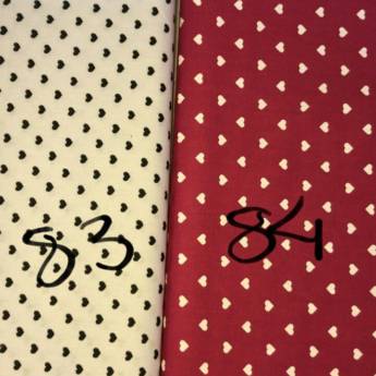 Comprar o produto de Tricoline Estampa Corações / Estrelinhas em Tecidos em Jundiaí, SP por Solutudo