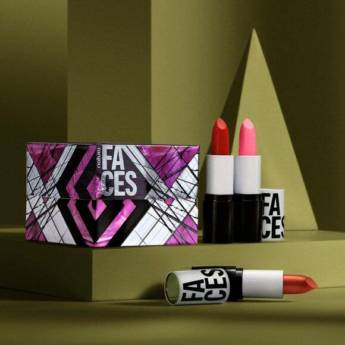 Comprar o produto de Presente Faces Trio de Batom  em Maquiagem em Marília, SP por Solutudo