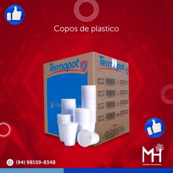 Comprar o produto de Copos de plástico em Descartáveis para Festa em Parauapebas, PA por Solutudo