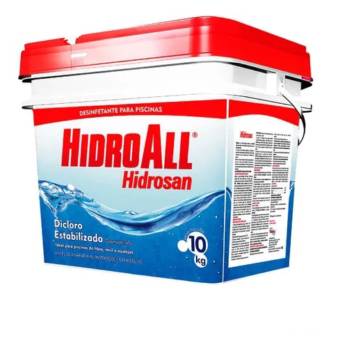 Comprar o produto de Cloro Hidrosan Hidroall em Produtos para Piscina em Araçatuba, SP por Solutudo