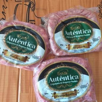 Comprar o produto de Linguiças de Provolone, Gorgonzola e Pimenta Biquinho  em Açougues em Artur Nogueira, SP por Solutudo