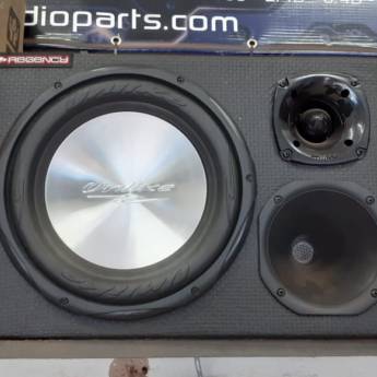 Comprar o produto de Caixa selada com falante em Caixas Seladas e Bazucas em Bauru, SP por Solutudo