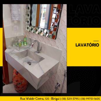 Comprar o produto de LAVATÓRIO em Banheiros pela empresa Marmoraria Design em Birigui, SP por Solutudo
