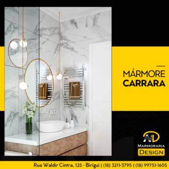 Comprar o produto de MÁRMORE CARRARA em Mármore pela empresa Marmoraria Design em Birigui, SP por Solutudo
