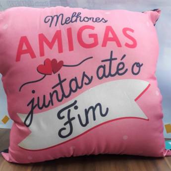 Comprar o produto de Almofada melhores amigas em Almofadas Decorativas em Foz do Iguaçu, PR por Solutudo