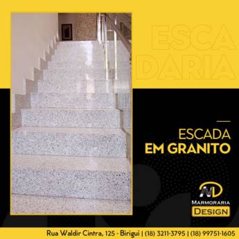Comprar o produto de ESCADA DE GRANITO em Escadas em Birigui, SP por Solutudo