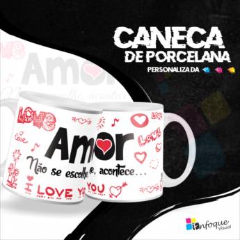 Comprar o produto de Canecas de porcelana em Comunicação Visual em Araruama, RJ por Solutudo