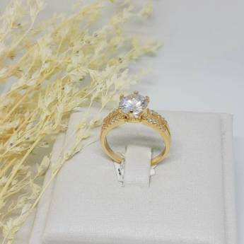 Comprar o produto de Anel Solitário em Semi Joias em Indaiatuba, SP por Solutudo