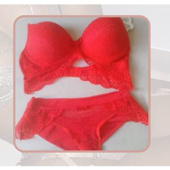 Comprar o produto de Conjunto Vermelho em Moda Íntima e Lingerie em Aracaju, SE por Solutudo