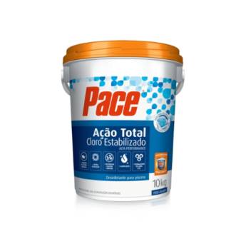 Comprar o produto de Cloro Granulado Pace Ação Total 10kg em Água Sanitária e Cloro em Botucatu, SP por Solutudo
