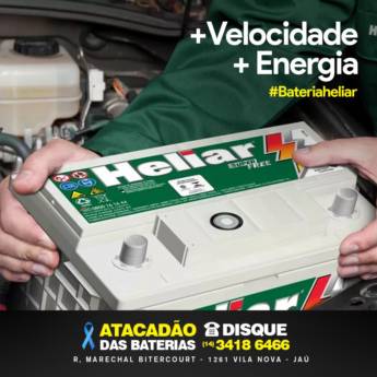 Comprar o produto de Baterias Heliar em Baterias em Jaú, SP por Solutudo