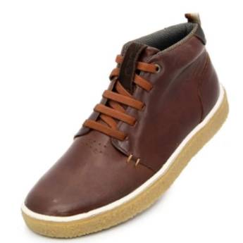 Comprar o produto de Bota Masculina Urbana Couro Legítimo Botinha Casual em Calçados em Franca, SP por Solutudo