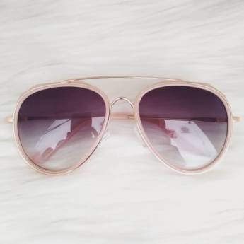 Comprar o produto de Armação Solar Feminina Modelo Aviador Nude Wave em Óculos de Sol em Sumaré, SP por Solutudo