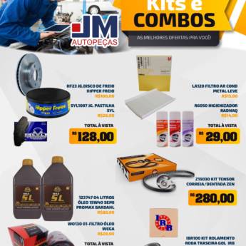 Comprar o produto de Kits e Combos em Autopeças em Lençóis Paulista, SP por Solutudo