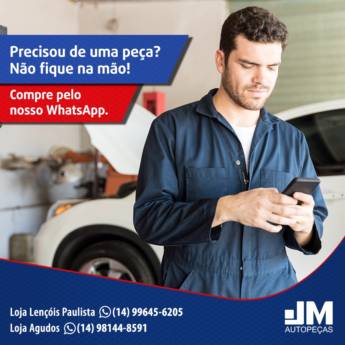 Comprar o produto de JM Autopeças, sempre se atualizando para melhor te atender! em Autopeças em Lençóis Paulista, SP por Solutudo