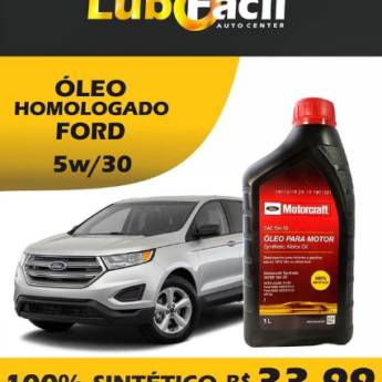 Comprar o produto de Óleo homologado Ford em Filtros, Óleos e Lubrificantes em Aracaju, SE por Solutudo