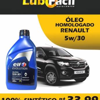 Comprar o produto de Óleo homologado renault 5w/30 em Filtros, Óleos e Lubrificantes em Aracaju, SE por Solutudo