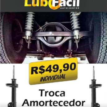Comprar produto Troca de amortecedor em Filtros, Óleos e Lubrificantes pela empresa LubFacil em Aracaju, SE